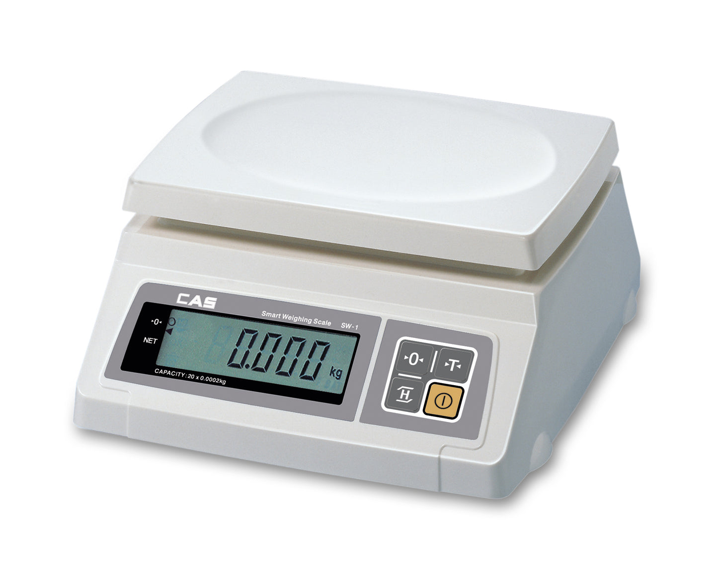 Kompaktwaage Tischwaage SW-II Serie von CAS Kontroll- und Handelswaage von 3 bis 30 kg Geeichte Ausführung