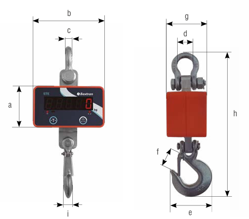 Hängewaage, Kranwaage Serie STE 300 bis 1000 kg