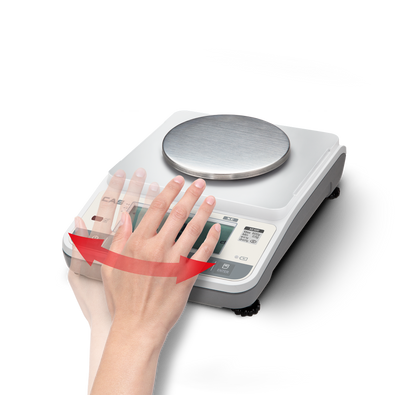 Präzisionswaage, Feinwaage, Goldwaage , Rezepturwaage,. geeichte Ausführung, Serie XE von CAS von 300 g bis 6000 g  mit hoher Auflösung