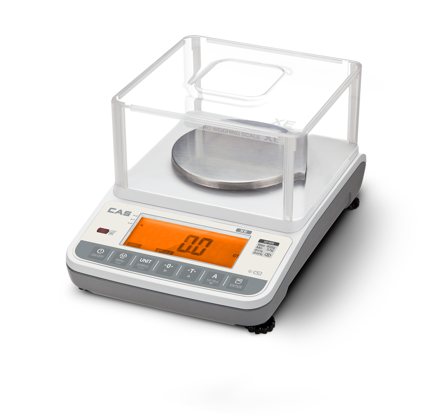 Präzisionswaage, Feinwaage, Goldwaage , Rezepturwaage,. geeichte Ausführung, Serie XE von CAS von 300 g bis 6000 g  mit hoher Auflösung