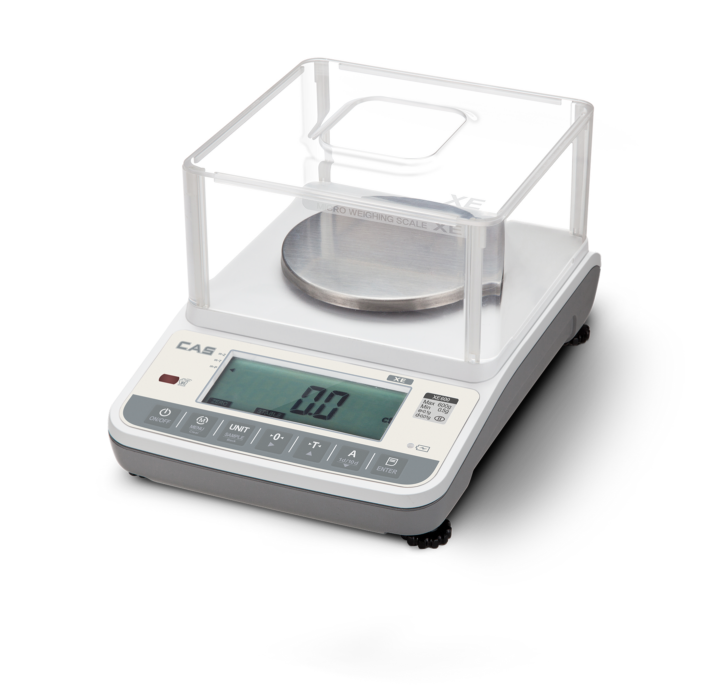 Präzisionswaage, Feinwaage, Goldwaage , Rezepturwaage,. geeichte Ausführung, Serie XE von CAS von 300 g bis 6000 g  mit hoher Auflösung